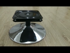 バーチェアアクセサリー,クロムソファチェア 固定ディスクベース ローテーションと自動回帰 機能