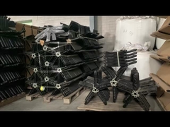 体重容量 300 ポンド オフィス リバーリングチェア スタンド ナイロン 黒 5 星の足