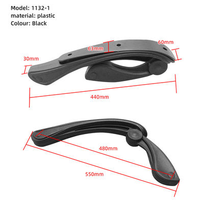 よい価格 ナイロン プラスチック 引き下げ可能な腕前 横たわる機能 腕前 オフィス 椅子 アクセサリー オンライン