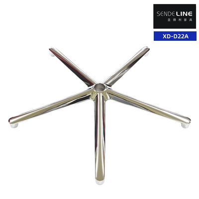 よい価格 スタイリッシュな黒いオフィスチェア アルミベース 金属フレームの高度調整 オンライン