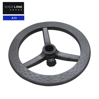 よい価格 ナイロン オフィス チェア スウィーブル ベース 黒いバー ストール プラスチック 脚 360度回転 オンライン