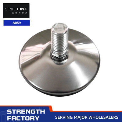 よい価格 12 / 13mm 長さ糸の調整可能なテーブル足 銀の仕上げ オフィス椅子足 オンライン