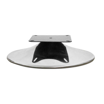 よい価格 黒色固定回転椅子 クロムベース 調整可能な回転機能 オンライン