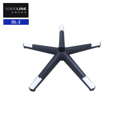 よい価格 黒いナイロン オフィスチェア 腰筋支柱とキャスター付きの回転ベース オンライン