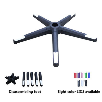 よい価格 工場 卸売 オフィス チェア 折りたたみのベース 解体可能 黒ナイロン ビフマ 試験 350mm 半径 オンライン