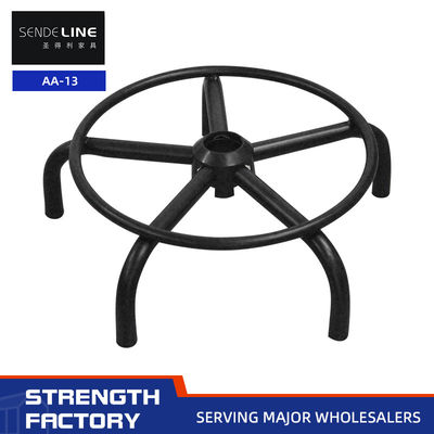 よい価格 スプレーブラック バーストール アクセサリー 430mm ファイブスターフット PU椅子ベース オンライン