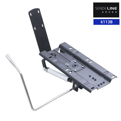 よい価格 調節可能 後ろ横たわ 抹黒 鉄製 理髪店用 理髪椅子 ベースブレーキット オンライン