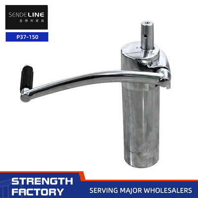 よい価格 プロフェッショナル・バーバー・チェア ベース クロム塗装 表面処理 単手腕 150回のリフトオイルポンプ オンライン