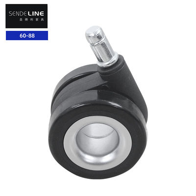 よい価格 シルバーの空洞オフィスチェア 旋回チェアのためのキャスター 直径60mm医療カートホイールキャスター オンライン