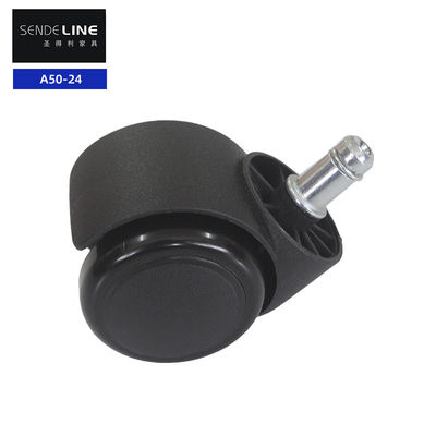 よい価格 50Kg 負荷 黒 簡単に組み立てられるナイロン オフィスチェア 2インチ直径のカスターホイール オンライン