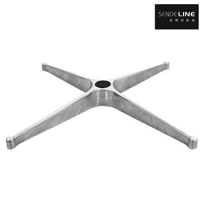 オフィスチェア 4つ星ベース ポリッシュカラー / クロムカラー アルミ合金ダイカスト一体成形