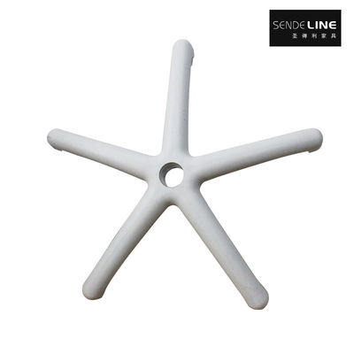 よい価格 オフィスチェア スウィーブルベース ナイロン 5つ星椅子 脚 白/黒 PP プラスチック 5つ脚のベース オンライン