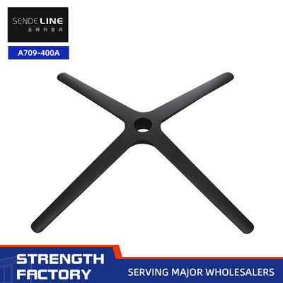 よい価格 マットブラック 800mm アルミ合金 4つ星 ベース オフィスチェア プロ オフィスチェア メタルベース オンライン