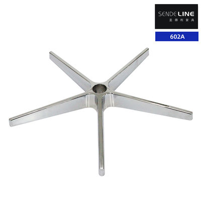 よい価格 アルミニウム合金製オフィスチェアベース、高さ60mm、ポリッシュ仕上げ、5つ星チェアレッグ オンライン