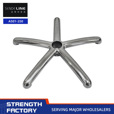 よい価格 5つ星のオフィスチェアベース,500mmの直径の磨いたアルミ合金型ダイ・カスティング統合型技術 オンライン